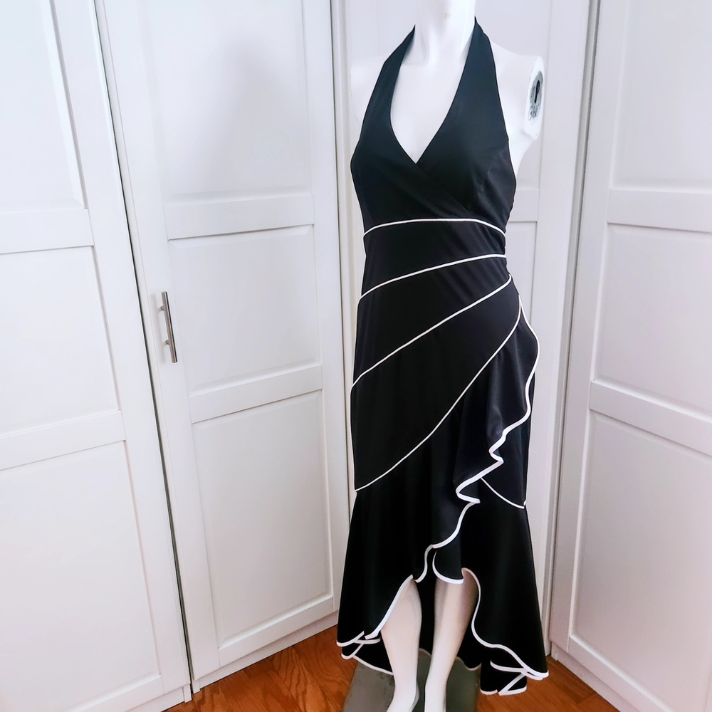 1990s Halter Flamingo DRESS.